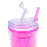 Copo Rosa Melhor Amiga Do Mundo 450ml