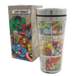 Copo Termico Marvel Hq Comics 450ml