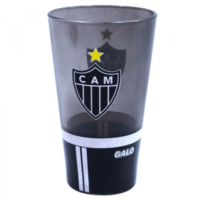 Copo Atlético Mineiro De Vidro Grosso 475ml