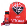 Garrafa 500ml Vitória Com Mochila Tipo Saco