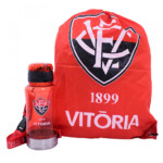 Garrafa 500ml Vitória Com Mochila Tipo Saco