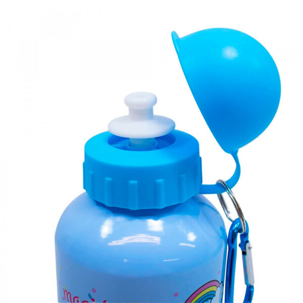 Garrafa Alumínio Azul Unicórnio 500ml