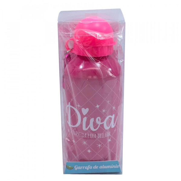 Garrafa Alumínio Vinho Diva 500ml