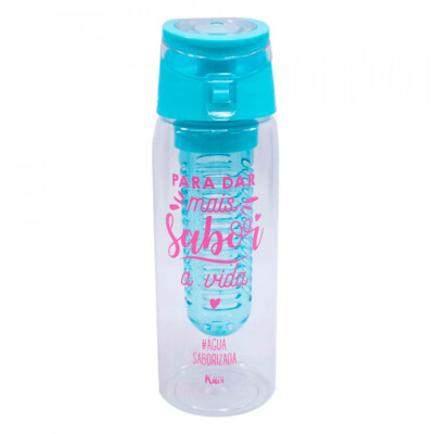 Garrafa Azul Com Infusor 650ml