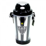 Garrafa Atlético Mineiro Com Alça E Canudo 350ml
