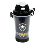 Garrafa Botafogo Com Alça E Canudo 350ml