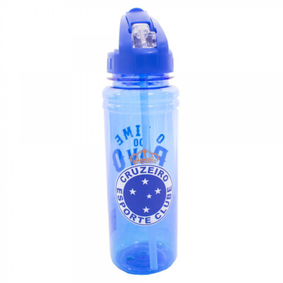 Garrafa De Plástico Cruzeiro Com Canudo Retrátil 700ml