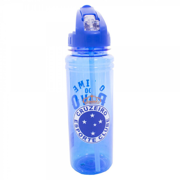 Garrafa De Plástico Cruzeiro Com Canudo Retrátil 700ml