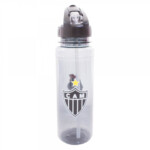 Garrafa De Plástico Atlético Mineiro Com Canudo Retrátil 700ml