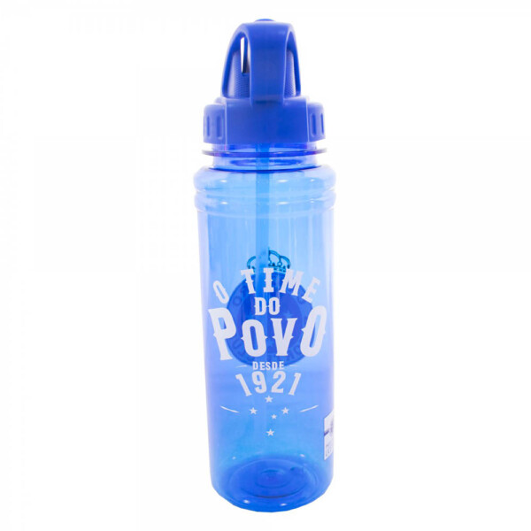 Garrafa De Plástico Cruzeiro Com Canudo Retrátil 700ml