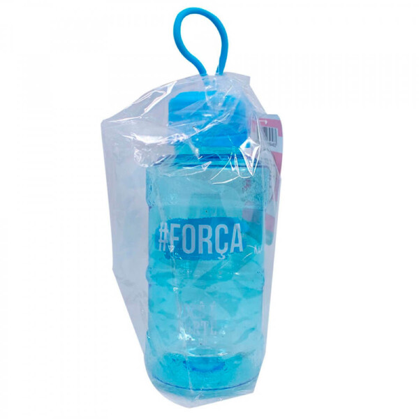 Garrafa Galão Azul #força 450ml