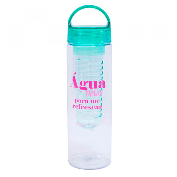 Garrafa Infusor Verde Água Detox 650ml