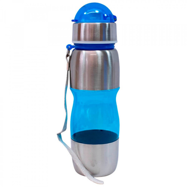 Garrafa Grêmio Plástico E Inox 600ml