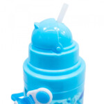 Garrafa Plástico Unicórnio Azul 600ml