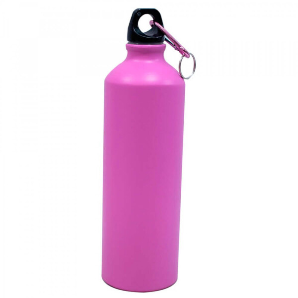 Garrafa Rosa Alumínio Treinar 750ml