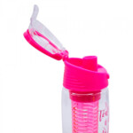 Garrafa Rosa Com Infusor 650ml