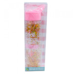 Garrafa Rosa Glíter Brilhar 600ml