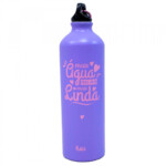 Garrafa Roxa Alumínio Linda 750ml