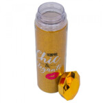 Garrafa Tampa Diamante Dourado 500ml