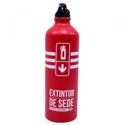 Garrafa Vermelha Alumínio Extintor 750ml