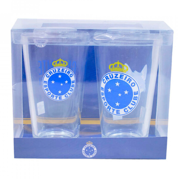Conjunto Cruzeiro 2 Copos De Vidro 475ml