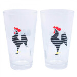 Conjunto Atlético Mineiro 2 Copos De Vidro 475ml