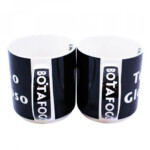 Conjunto Botafogo Com 2 Canecas De Porcelana 270ml