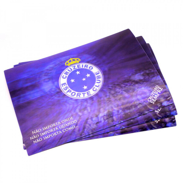 Jogo Americano Cruzeiro 3d 4 Peças