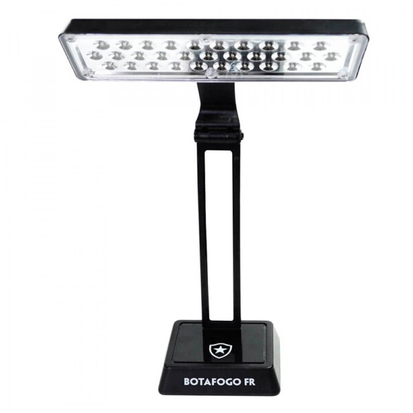Luminária Botafogo Led De Mesa A Toque Preta