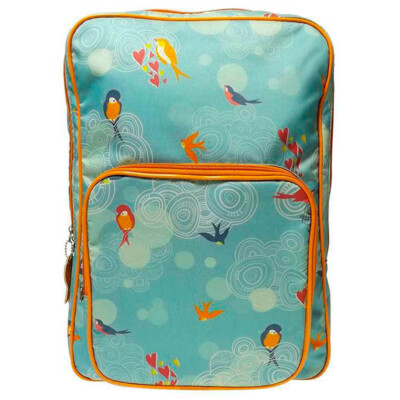 Mochila Liberdade Em Nylon Resinado 30x40cm