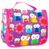 Necessaire Coruja Colorida Com Ganchinho