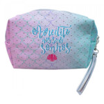 Necessaire Escamas Sereias Acredito Nos Seus Sonhos 13x8x20cm