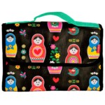 Necessaire Para Viagens Matrioska Preta