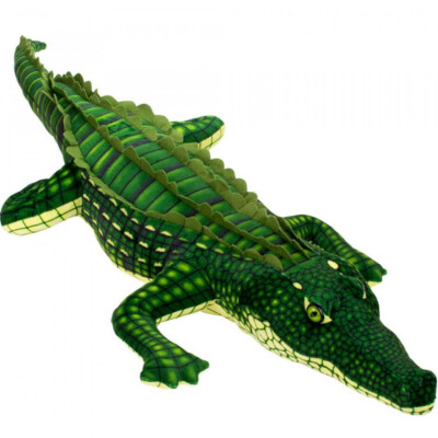 Pelúcia Crocodilo Verde Realista 94cm