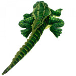 Pelúcia Crocodilo Verde Realista 94cm