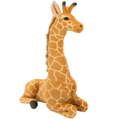 Pelúcia Girafa Realista Deitada 62cm