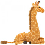 Pelúcia Girafa Realista Deitada 62cm