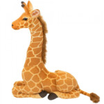 Pelúcia Girafa Realista Deitada 62cm