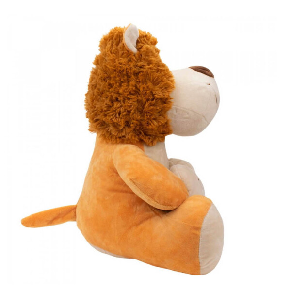 Pelúcia Leão Coração Amo Mais Que Chocolate 27cm