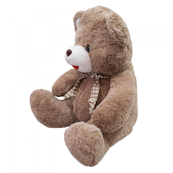 Pelúcia Urso Cachecol Quadriculado 48cm
