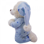 Pelúcia Urso Que Reza Pijama Azul Claro