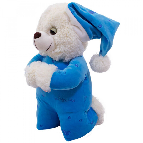 Pelúcia Urso Que Reza Pijama Azul Escuro