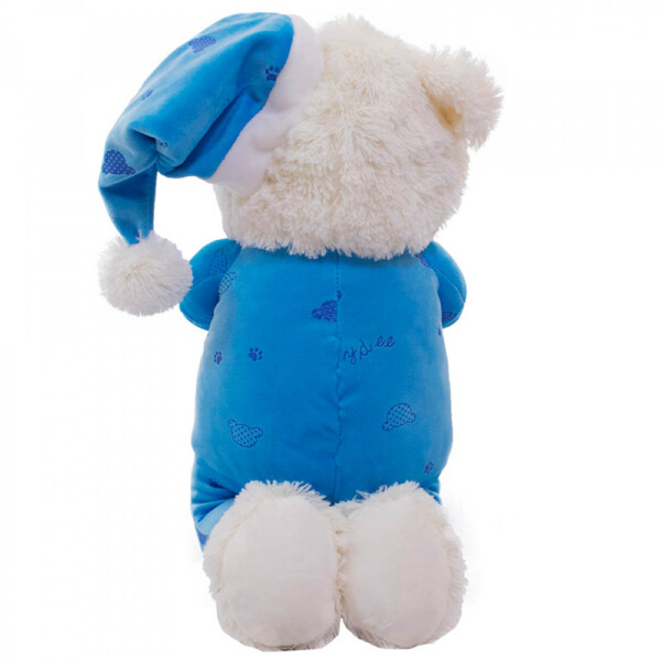 Pelúcia Urso Que Reza Pijama Azul Escuro