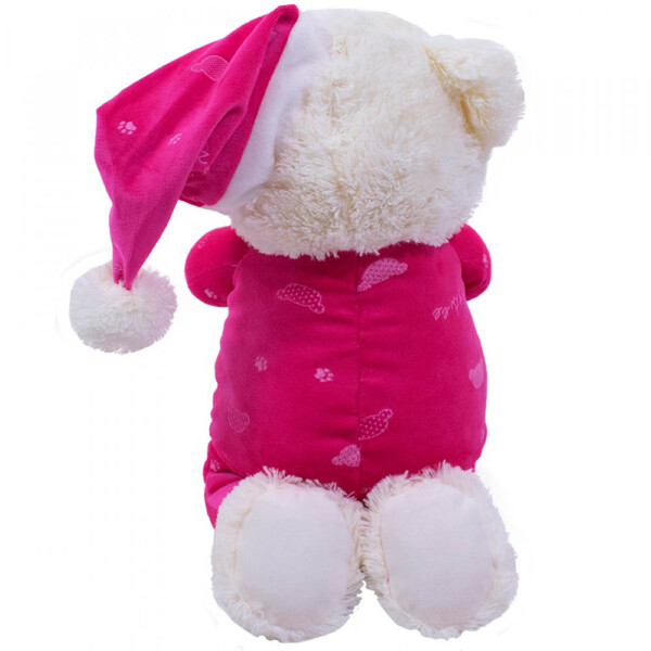 Pelúcia Urso Que Reza Pijama Pink