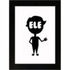 Placa Decorativa Cavalheiro Ele 15x21 8009