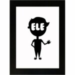 Placa Decorativa Cavalheiro Ele 15×21 8009