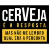Placa Decorativa Cerveja é A Resposta 201