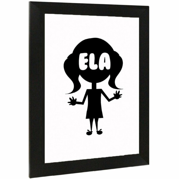 Placa Decorativa Dama Ela 15×21 8008