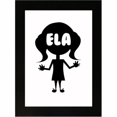 Placa Decorativa Dama Ela 15x21 8008