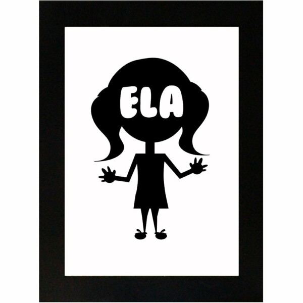 Placa Decorativa Dama Ela 15×21 8008